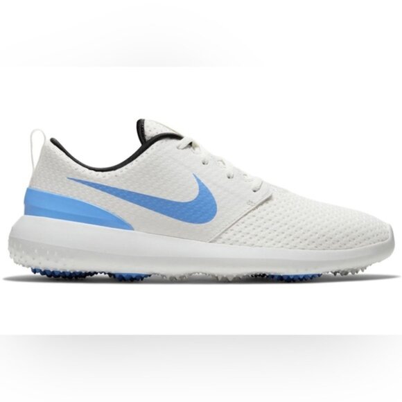 NWB NIKE GOLF ROSCHE G JR SUMMIT WHITE/UNIVERSITY BLUE UNISEX 909250-100 Size 7Y - Picture 2 of 13